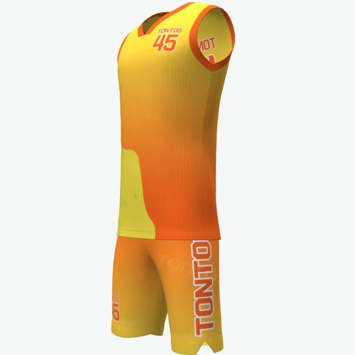 Basketball Jersey Yellow Color